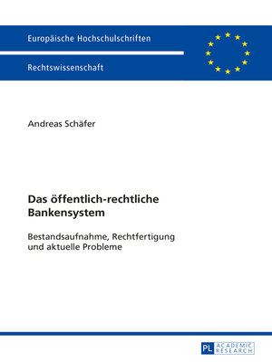 cover image of Das oeffentlich-rechtliche Bankensystem